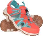 Mountain Warehouse Seabank Kids Shandal - Mesh Lined Comfortable Shoes with Rubber Outsole & Adjustable Straps, Boys & Girls- Summer Beach, Walking, Hiking & Outdoors