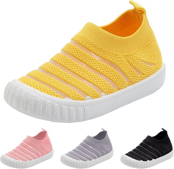 Children's Shoes Girls Sneakers: Casual Shoes Breathable Comfortable Flat Shoes Trainers Non-Slip Casual Loafer Walking Shoes Boys Outdoor Sports Shoes Single Shoes 22-33 - Image 6