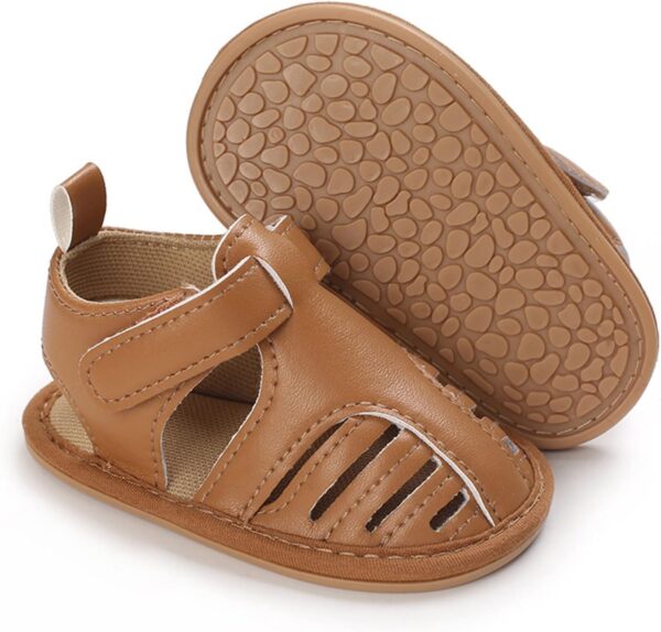 Baby Sandals girls Newborn Crib Sandal Infant Baby Girls Boys Summer Sandals Outdoor Beach Shoes Premium First Walking Shoes Toddler Flats First Walker Shoes - Image 3