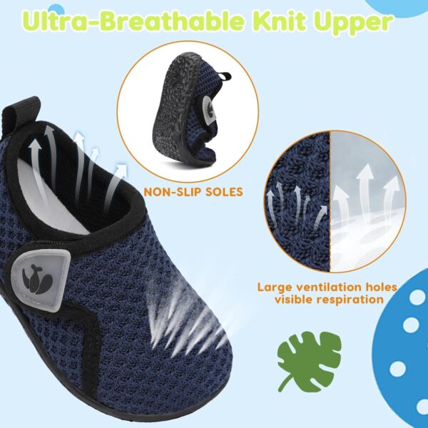 JIASUQI Baby Shoes Boys Girls Breathable First Walking Shoes Infant Soft Sneakers Crib Shoes Lightweight Slip On Shoes - Image 4