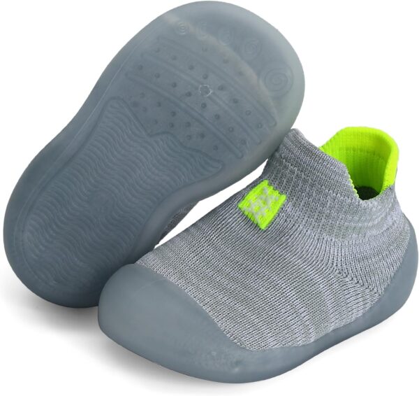 Baby Boys Girls Sock Shoes First Walking Toddler Slip on Sneakers Barefoot Breathable Antislip Flexible - Image 3