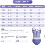 JiAmy Gymnastics Leotards for Girls with Shorts Scrunchie Rhinestones Printed Splice Flocking Shiny Kids Gymnastics Outfits for 3-12 Years - Image 6