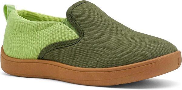 maxvinci Kids Canvas Shoes Girls Boys Barefoot Sneaker Slip On Breathable Casual Trainers Pumps Plimsoles for Little Kid/Big Kid - Image 2