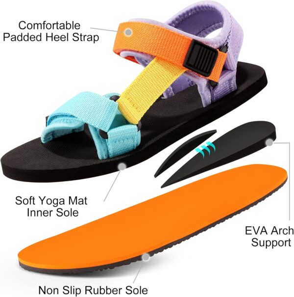 Harvest Land Girl Sandals Kids Summer Lightweight Outdoor Sandals Shoes - Image 2