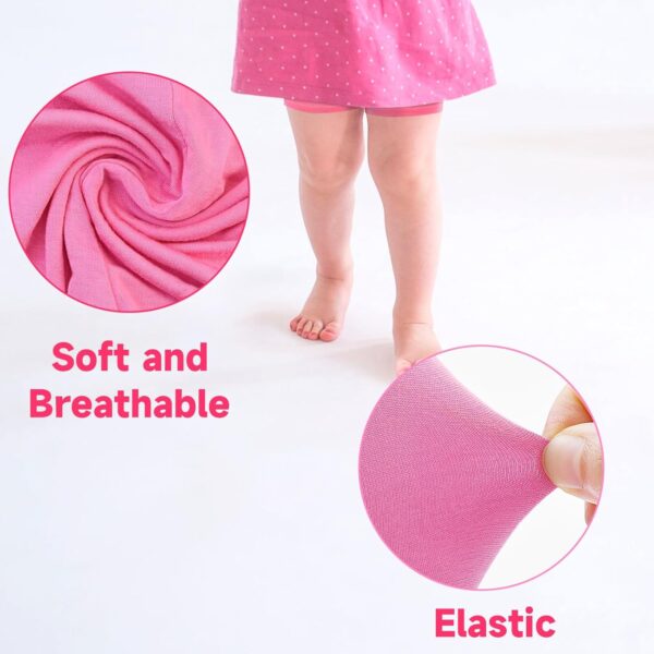 Girls Safety Short Dress Dance Breathable Shorts 8 Pack Kids Bike Cycling Shorts 2-10 Years - Image 4