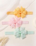 jollybows 40pcs Baby Girls Grosgrain Ribbon 3" Hair Bows Headbands Hair Band Hair Accessories for Baby Girls Infants Newborn Toddler - Image 7