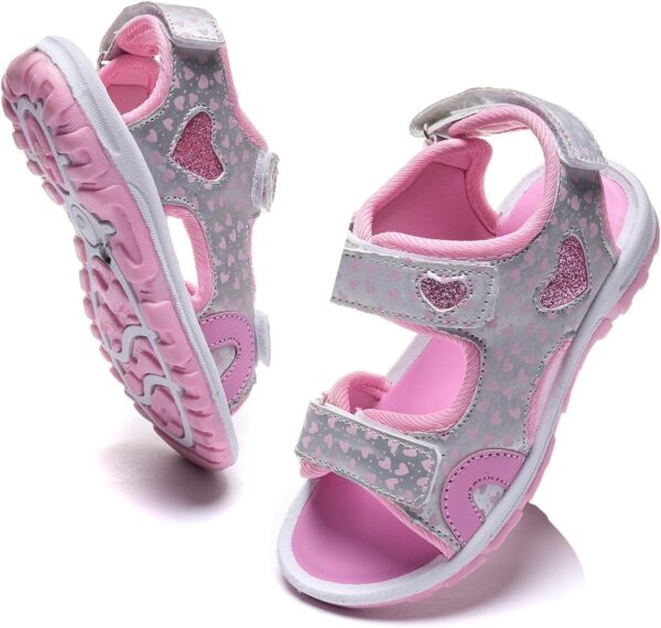Daclay Girl's Sandals Soft Sole White Princess Comfortable Boys Kids Sandals Outdoor Shoes - Image 3