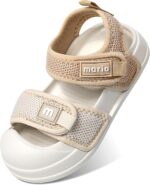 MK MATT KEELY Boys Girls Sandals Kids Closed Toe Walking Shoes Toddlers Baby Wide Fit Beach Sandals with Non-Slip Sole