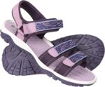 Mountain Warehouse Reef 3 Strap Kids Sandals - Neoprene Lined Boy & Girls Beach Shoes, Durable Sandals, Hook & Loop, Quick Dry Summer Footwear - for Beach Walking