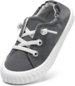 STQ KIDS Boys School Shoes Girls Toddler Trainers Canvas Barefoot First Walker Non-Slip Running Sneakers Wide Comfort Baby Walking Tennis