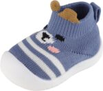 Cheerful Mario Baby Boys Girls Sock Shoes First Walking Toddler Slip on Sneakers Barefoot Breathable Antislip Flexible