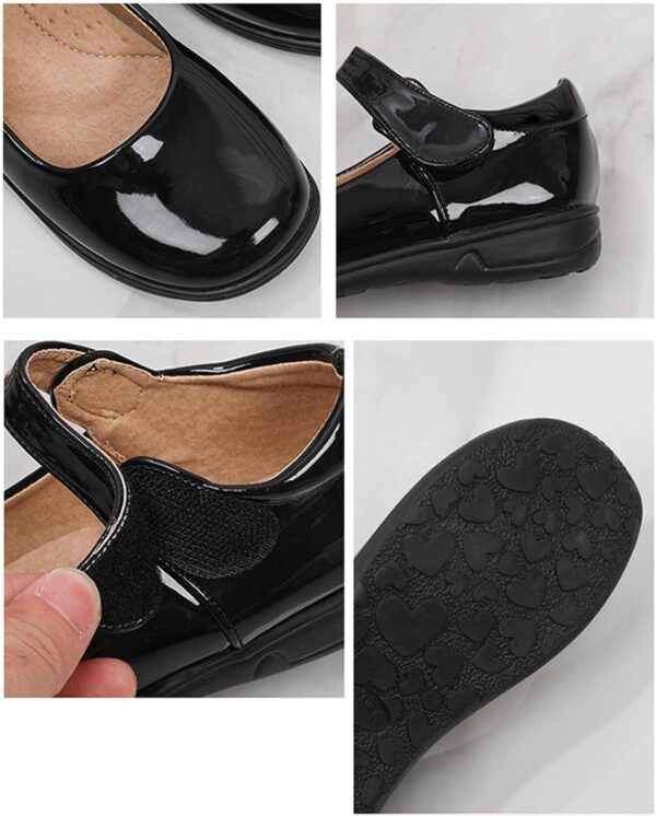 Kids Girls' Leather Shoes Mary Jane Solid Color Flats Low Top Party Shoes Party Birthday School Performance Little Girl Fuzzy Slippers 2023 - Image 5
