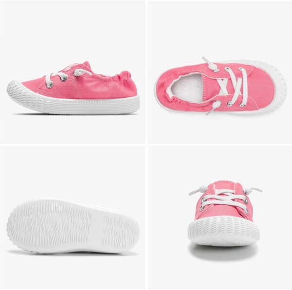 STQ KIDS Boys School Shoes Girls Toddler Trainers Canvas Barefoot First Walker Non-Slip Running Sneakers Wide Comfort Baby Walking Tennis - Image 9