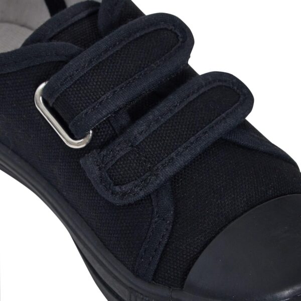 Kids Canvas Shoes Boys Trainers Girls Pumps Unisex Easy Fasten Plimsolls Casual Shoes - Image 8