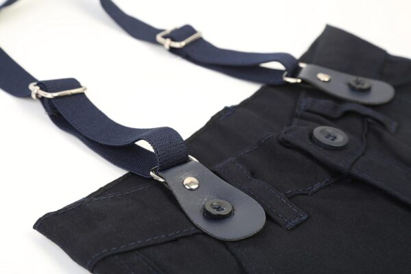 Lilax Boy Gentleman Outfit Tuxedo Dress Shirt Suspender Pant Set - Image 3