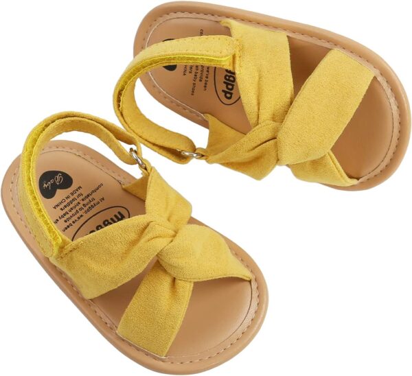 Dubute Infant Baby Girls Summer Sandals Soft Sole Newborn Toddler First Walker Crib Dress Shoes Outdoor - Image 3