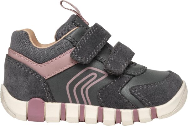 Geox Baby B IUPIDOO Girl C Sneaker, 2 UK Child Pink - Image 3