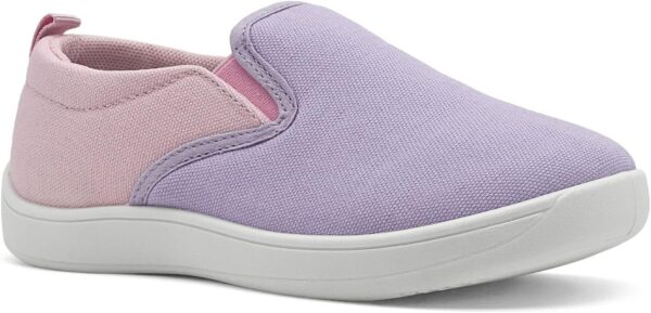 maxvinci Kids Canvas Shoes Girls Boys Barefoot Sneaker Slip On Breathable Casual Trainers Pumps Plimsoles for Little Kid/Big Kid - Image 3