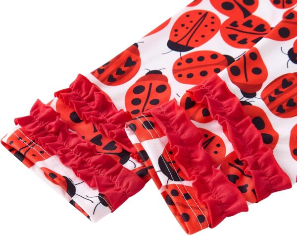 Swimnus Baby Girl Clothes Newborn Baby Clothes Long Sleeve Ruffle Dress Tops and Floral Pants 2 Pieces Set Baby Girl Gifts Newborn Baby Born Clothes 12Months-4Years - Image 8