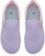 maxvinci Kids Canvas Shoes Girls Boys Barefoot Sneaker Slip On Breathable Casual Trainers Pumps Plimsoles for Little Kid/Big Kid - Image 2