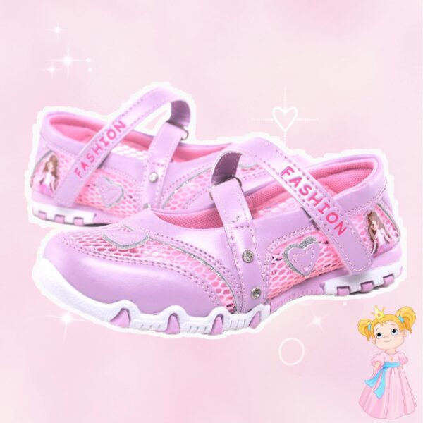 Unitysow Girl Sandals Glitter Princess Shoes Flat Walking Sandals Comfort Mary Jane Birthday Party Dance Shoes for Little Kid/Big Kid - Image 5