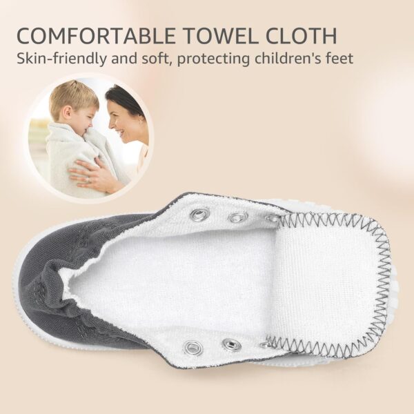 STQ KIDS Boys School Shoes Girls Toddler Trainers Canvas Barefoot First Walker Non-Slip Running Sneakers Wide Comfort Baby Walking Tennis - Image 7