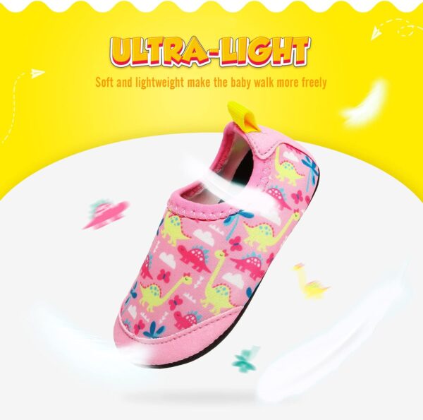 Baby Boys Girls Water Shoes Toddler Beach Shoes Barefoot Aqua Socks Non-Slip for Pool Beach - Image 4
