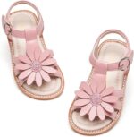 Kiderence Toddler Girls Sandals Little Girls Kids Summer Shoes Toddler Sandals