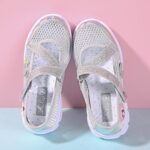 Unitysow Girl Sandals Glitter Princess Shoes Flat Walking Sandals Comfort Mary Jane Birthday Party Dance Shoes for Little Kid/Big Kid - Image 3