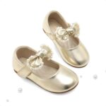 DREAM PAIRS Girl's Dress Shoes, Mary Jane Flats for Flower Girl Party School Wedding (Toddler/Little Girl) - Image 2