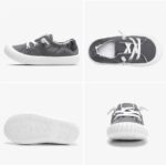 STQ KIDS Boys School Shoes Girls Toddler Trainers Canvas Barefoot First Walker Non-Slip Running Sneakers Wide Comfort Baby Walking Tennis - Image 9