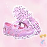 Unitysow Girl Sandals Glitter Princess Shoes Flat Walking Sandals Comfort Mary Jane Birthday Party Dance Shoes for Little Kid/Big Kid - Image 4