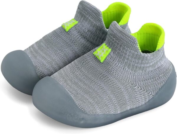 Baby Boys Girls Sock Shoes First Walking Toddler Slip on Sneakers Barefoot Breathable Antislip Flexible - Image 6