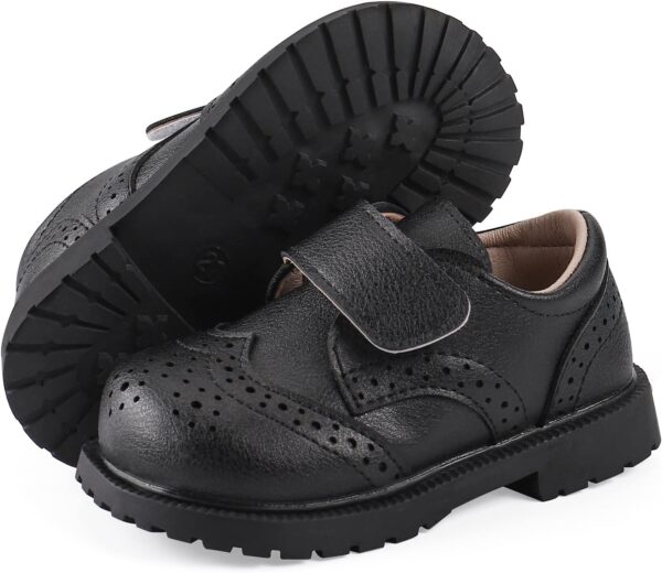 Boys Girls Formal Shoes Toddler Little Kids School Shoes Flat Dress Shoes (Toddler/Little Kid) - Image 5