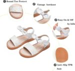 Kiderence Toddler Girls Sandals Little Girls Kids Summer Shoes Toddler Sandals - Image 5