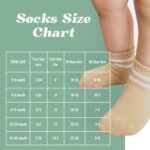 bistyle Baby Grip Ankle Socks 6 Pairs | Newborn Infant Toddlers Socks Organic Cotton | Kids Boys Girls Ankle Socks - Image 5