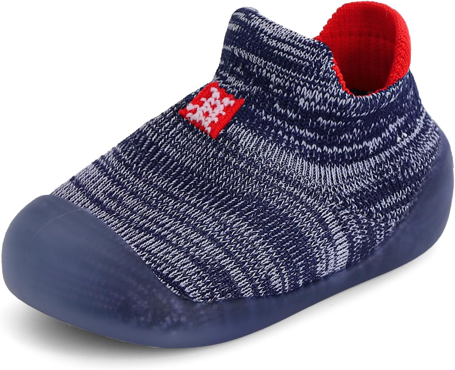 71sFBHDBZzL._AC_SL1500_.jpg Cheerful Mario Baby Boys Girls Sock Shoes First Walking Toddler Slip on Sneakers Barefoot Breathable Antislip Flexible - Image 1