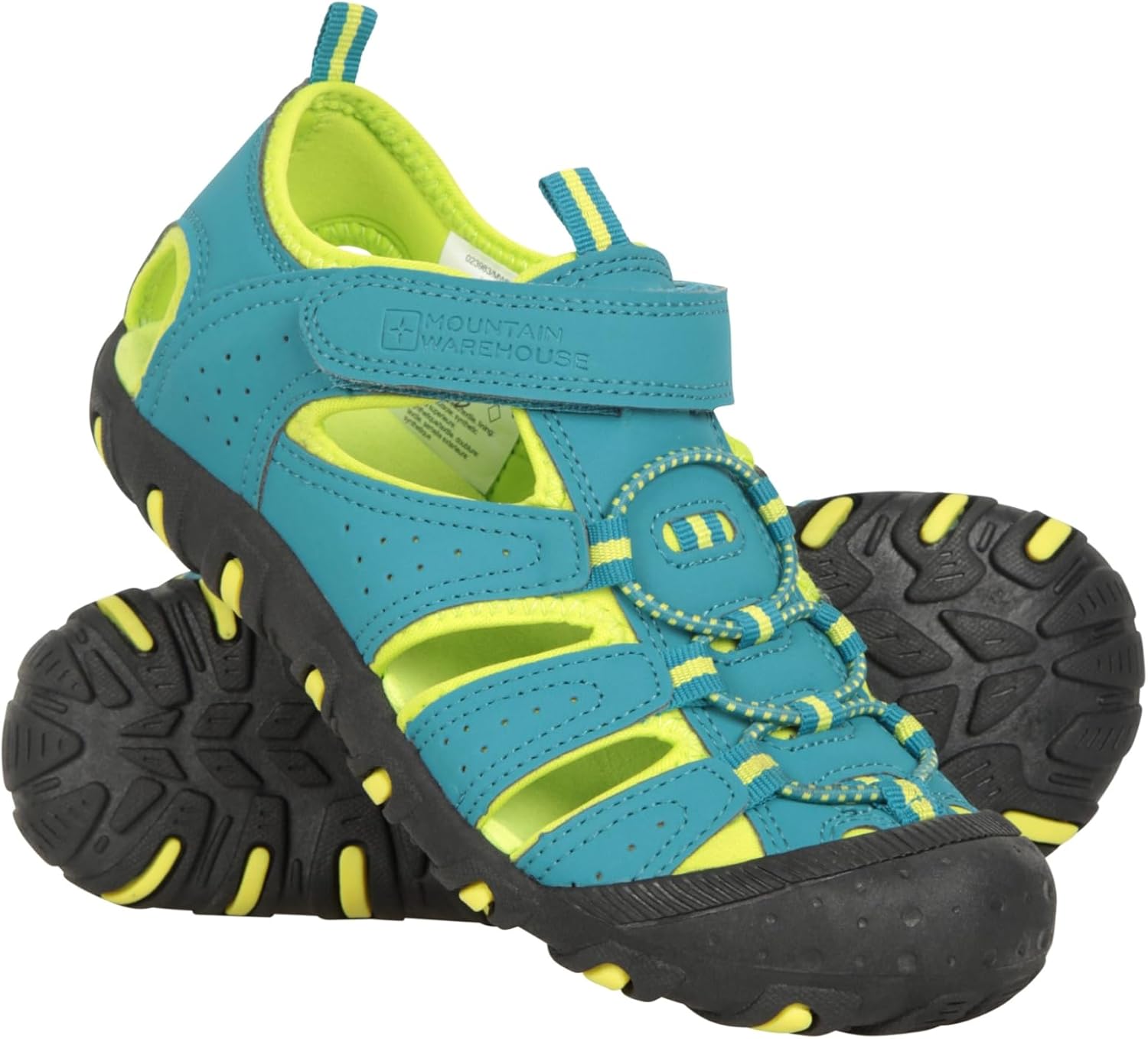 71tKIEMMMSL._AC_SL1500_.jpg Mountain Warehouse Coastal Kids Shandals - Neoprene Childrens Shoes Sandals, Midsole, Slip on Beach Footwear - Girls & Boys - Walking, Travelling - Image 1
