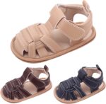 UK Baby Boys Girls Sandals,Boys Tennis Shoes Fisherman Sandals Toddler First Closed Toe Girls Shoes Baby Shoes Clearance - Image 7