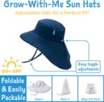 Jan and Jul Breathable and Adjustable Sun-Hat with Neck Flap for Kids - Image 2