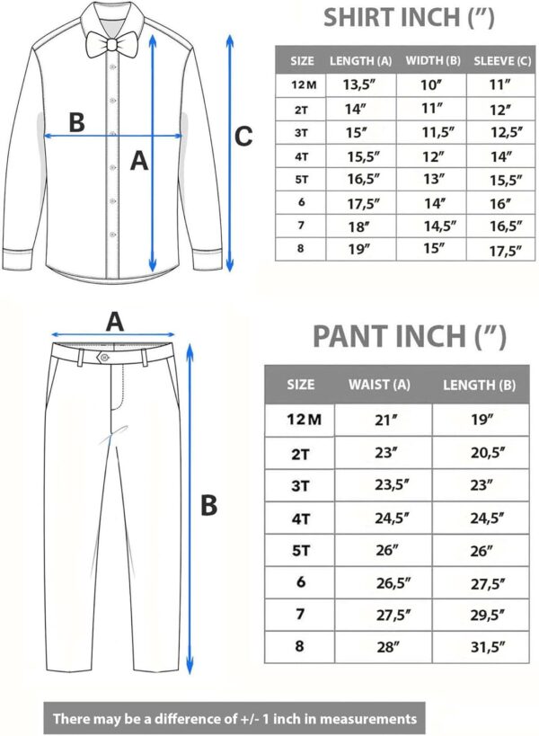 Lilax Boy Gentleman Outfit Tuxedo Dress Shirt Suspender Pant Set - Image 4