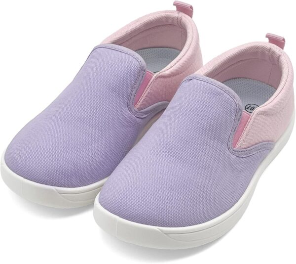 maxvinci Kids Canvas Shoes Girls Boys Barefoot Sneaker Slip On Breathable Casual Trainers Pumps Plimsoles for Little Kid/Big Kid - Image 5