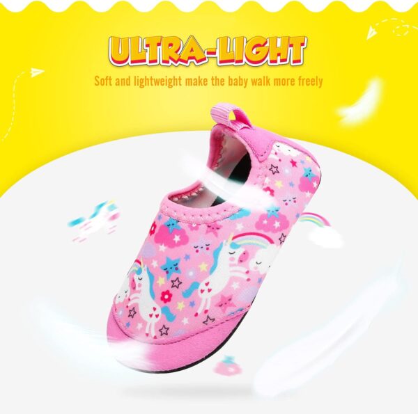 Baby Boys Girls Water Shoes Toddler Beach Shoes Barefoot Aqua Socks Non-Slip for Pool Beach - Image 4