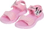Disney Minnie Mouse Sandals for Girls Summer Sliders EVA Waterproof Beach Shoes