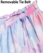 Arshiner Girl's Clothing Set Kids Summer T-shirt with Shorts Set Casual Fashion Short Sleeve Top Outfits Set for Girls 6-14 Years - Image 4