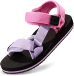 Harvest Land Girl Sandals Kids Summer Lightweight Outdoor Sandals Shoes
