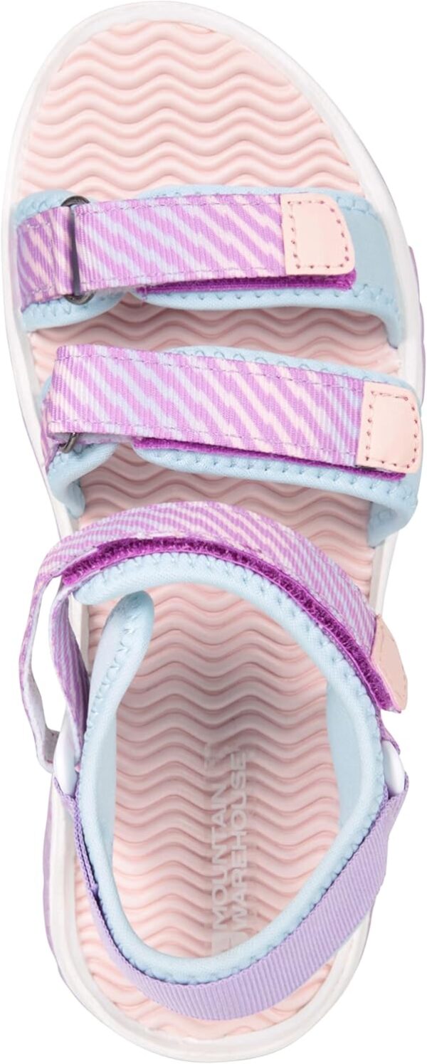 Mountain Warehouse Reef 3 Strap Kids Sandals - Neoprene Lined Boy & Girls Beach Shoes, Durable Sandals, Hook & Loop, Quick Dry Summer Footwear - for Beach Walking - Image 5