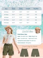 Rolanko Girls Shorts Sports Active Summer Cargo Shorts Teen Kids Running Gym Parachute Short Pants - Image 6