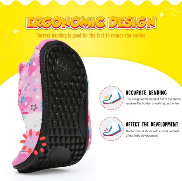 Baby Boys Girls Water Shoes Toddler Beach Shoes Barefoot Aqua Socks Non-Slip for Pool Beach - Image 3