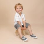 STQ KIDS Boys School Shoes Girls Toddler Trainers Canvas Barefoot First Walker Non-Slip Running Sneakers Wide Comfort Baby Walking Tennis - Image 2